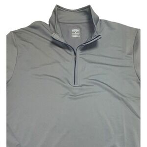 Callaway 1/4 Zip Mens XL Gray Weather Series Golf Performance‎ Lightweight